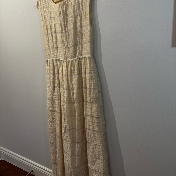 Lined Linen 50s Style Formal Dress - Picture 11 of 16